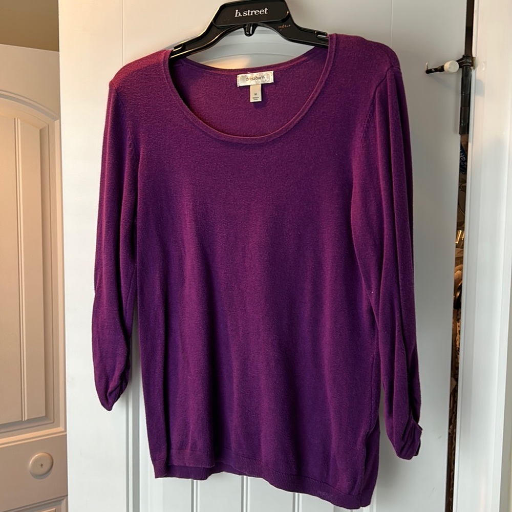 Purple sweater